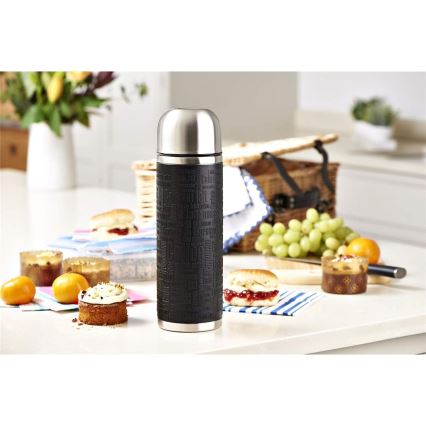 Tefal - Termosas su puodeliu 1 l SENATOR nerūdijantis/juoda