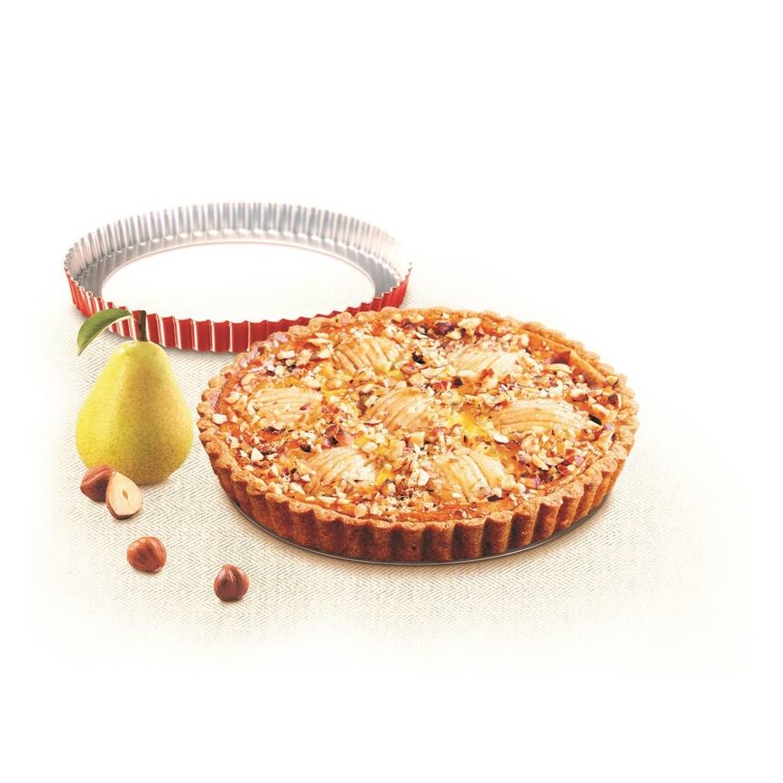 Tefal - Torto forma su nuimamu pagrindu DELIBAKE 28 cm raudona