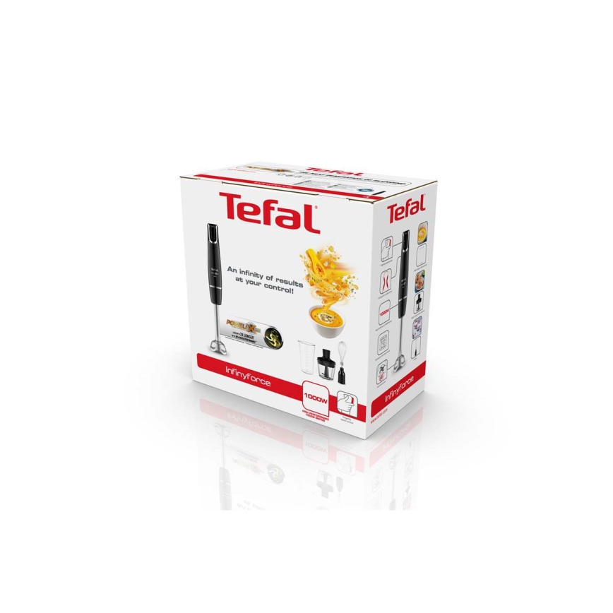 Tefal - Trintuvas INFINY FORCE V2 3in1 1000W/230V juoda/nerūdijantis