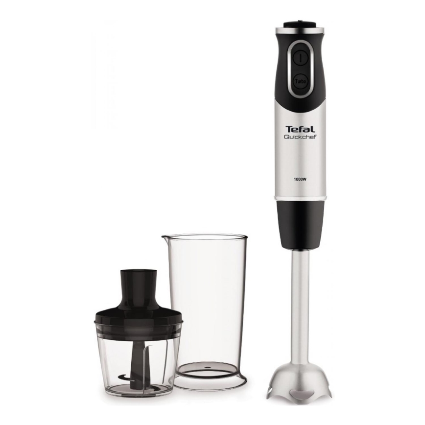 Tefal - Trintuvas QUICKCHEF 2in1 1000W/230V matinis chromas/juoda