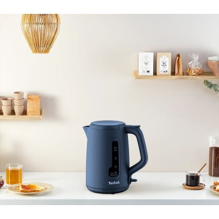 Tefal - Virdulys MORNING 1,7 l 2400W/230V mėlyna