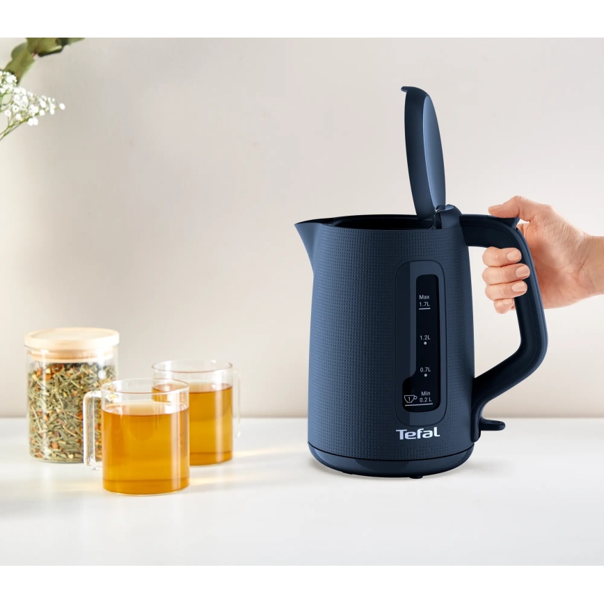 Tefal - Virdulys MORNING 1,7 l 2400W/230V mėlyna