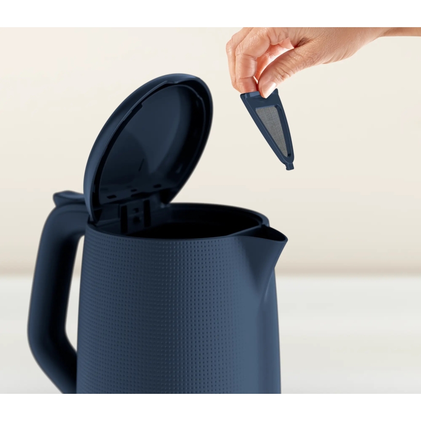 Tefal - Virdulys MORNING 1,7 l 2400W/230V mėlyna