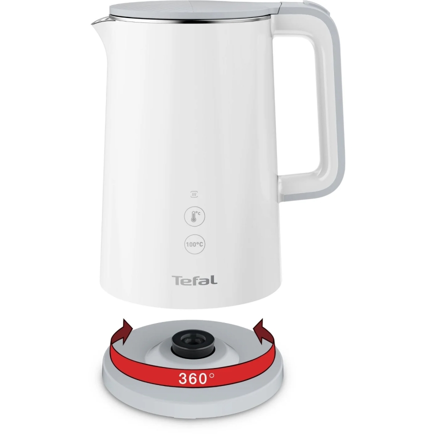 Tefal - Virdulys SENSE 1,5 l 1800W/230V balta