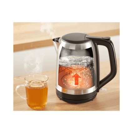 Tefal - Virdulys SUBITO 1,7l 2400W/230V nerūdijantis/juoda