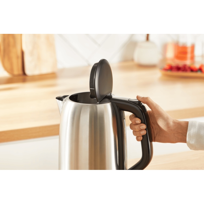 Tefal - Virdulys SUBITO 1,7l 2400W/230V nerūdijantis/juoda