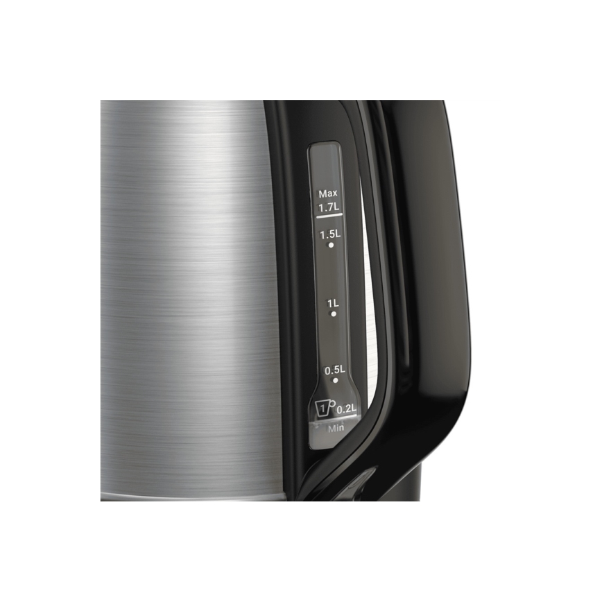 Tefal - Virdulys SUBITO 1,7l 2400W/230V nerūdijantis/juoda