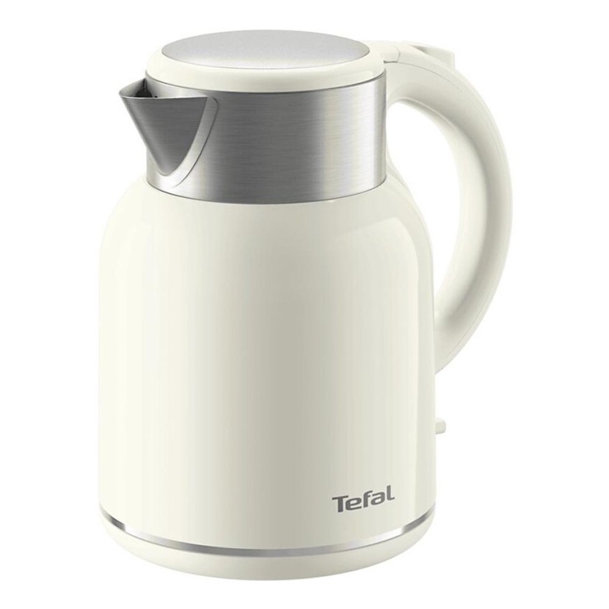 Tefal - Virdulys THERMO PROTECT XL 1,9l 1650W/230V nerūdijantis/balta