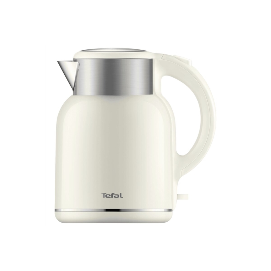 Tefal - Virdulys THERMO PROTECT XL 1,9l 1650W/230V nerūdijantis/balta