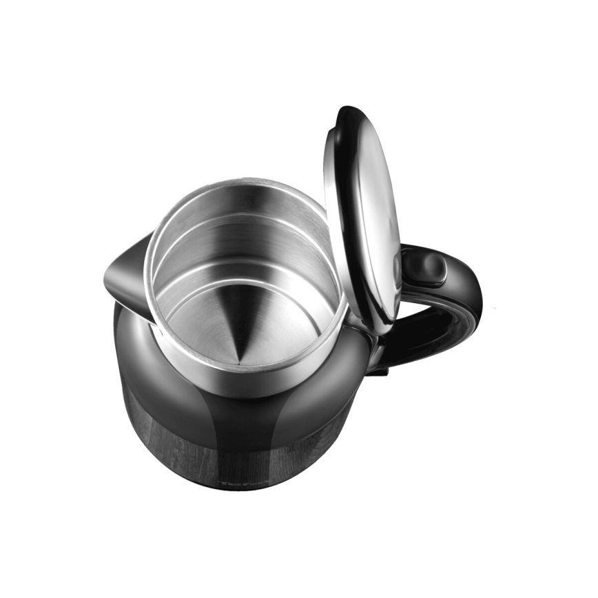 Tefal - Virdulys THERMO PROTECT XL 1,9l 1650W/230V nerūdijantis/juoda