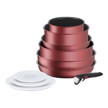 Tefal - Virtuvės indų rinkinys 10 vnt. INGENIO DAILY CHEF varis