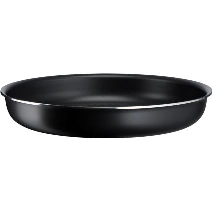 Tefal - Virtuvės indų rinkinys 3 vnt. INGENIO EASY COOK & CLEAN BLACK
