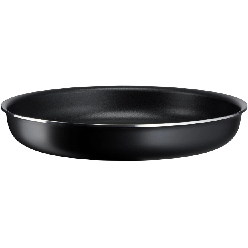 Tefal - Virtuvės indų rinkinys 3 vnt. INGENIO EASY COOK & CLEAN BLACK