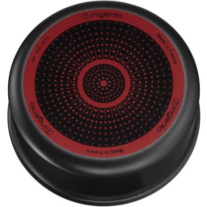 Tefal - Virtuvės indų rinkinys 3 vnt. INGENIO EASY COOK & CLEAN BLACK
