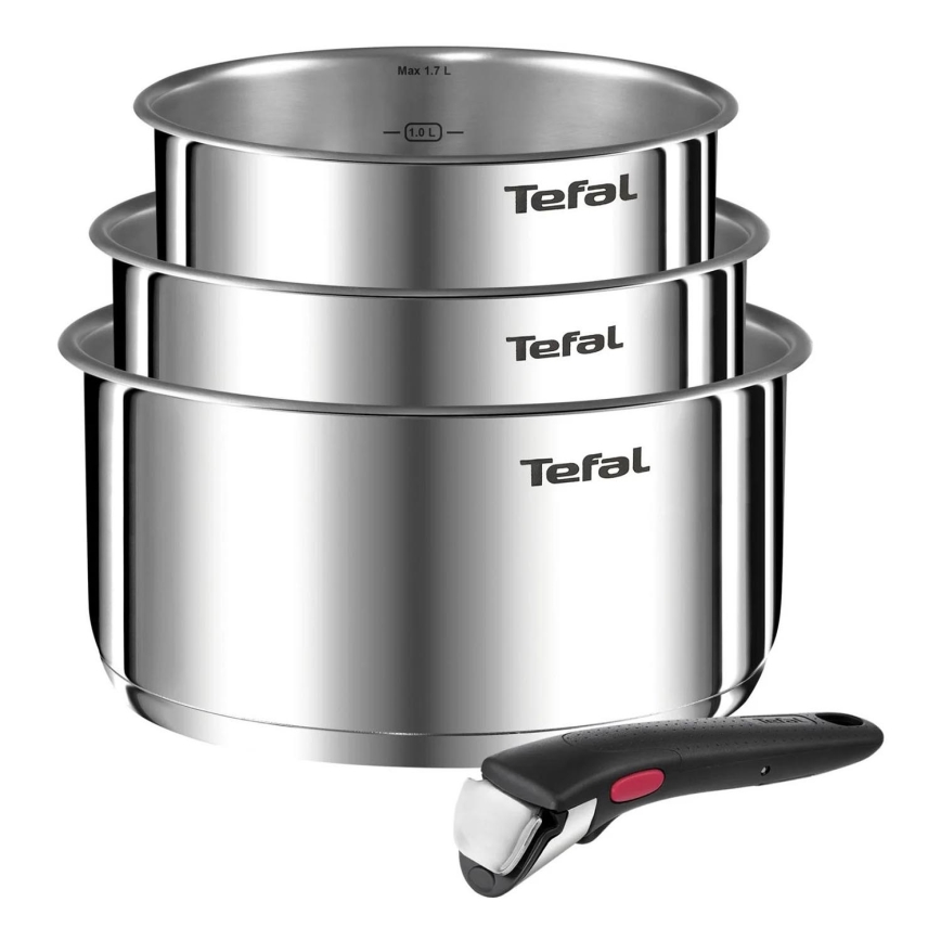 Tefal - Virtuvės indų rinkinys 4 vnt INGENIO EMOTION nerūdijančio plieno