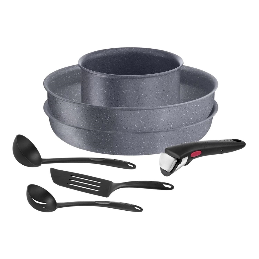 Tefal - Virtuvės indų rinkinys 7 vnt. INGENIO NATURAL FORCE