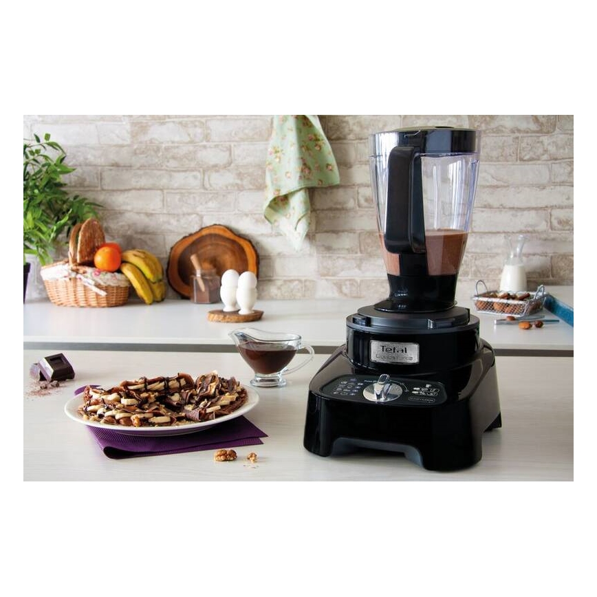 Tefal - Virtuvės robotas DOUBLE FORCE 1000W/230V juoda