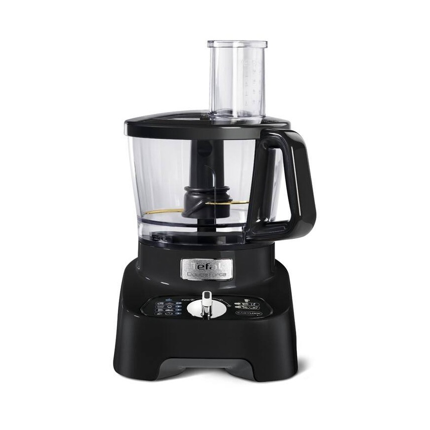 Tefal - Virtuvės robotas DOUBLE FORCE 1000W/230V juoda