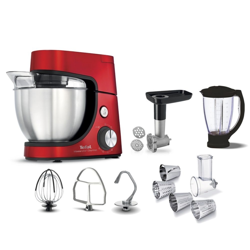Tefal - Virtuvės robotas MASTERCHEF GOURMET 1100W/230V raudona