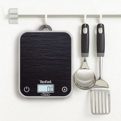 Tefal - Virtuvinės svarstyklės OPTISS 2xAAA juoda