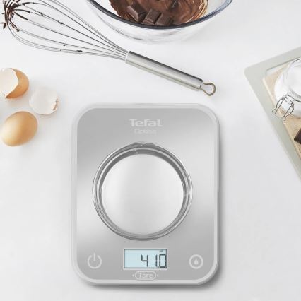Tefal - Virtuvinės svarstyklės OPTISS 2xAAA pilka