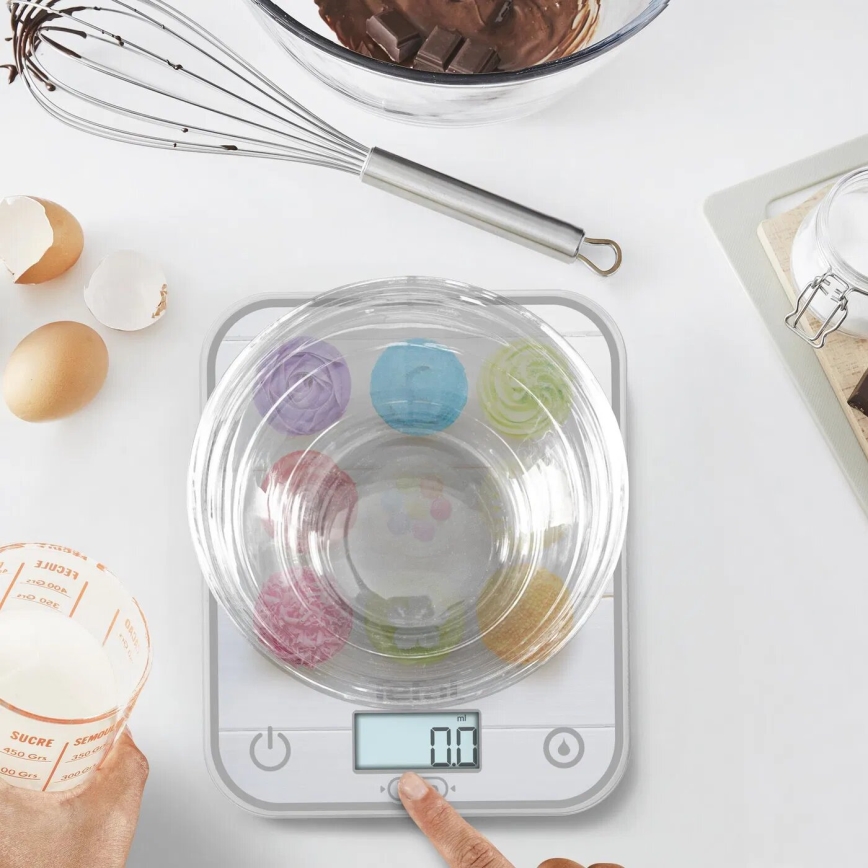 Tefal - Virtuvinės svarstyklės OPTISS 2xAAA spalvingas
