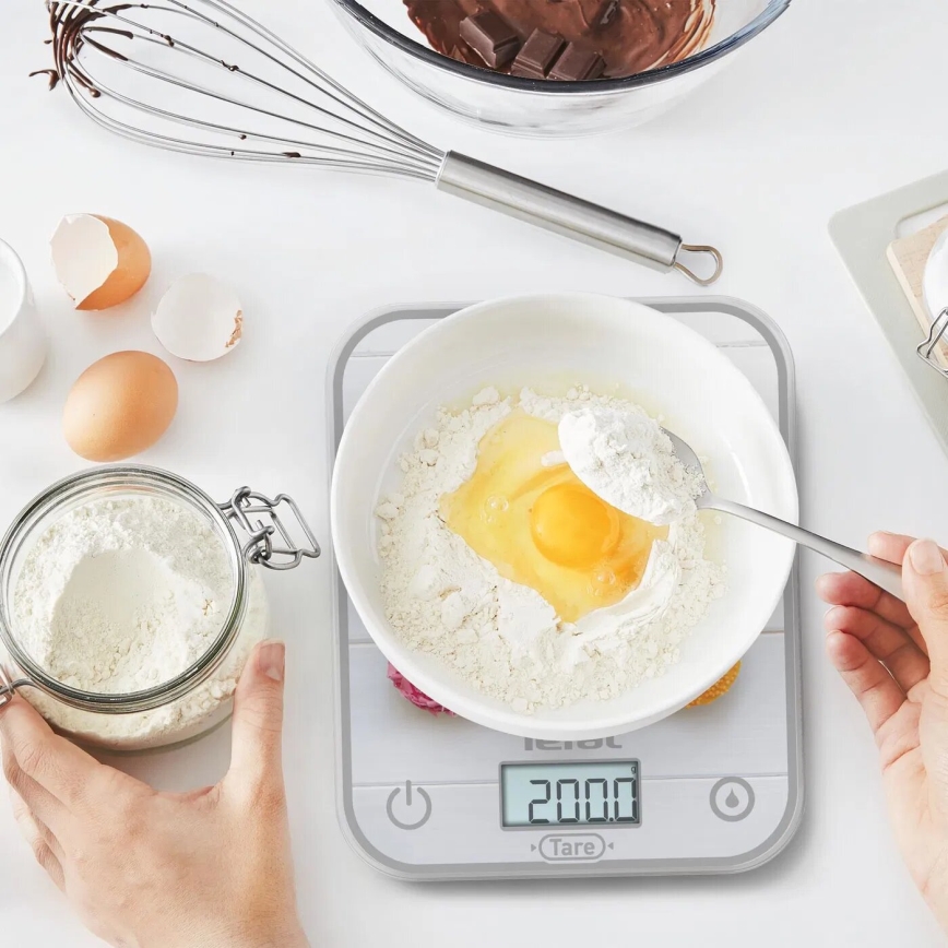 Tefal - Virtuvinės svarstyklės OPTISS 2xAAA spalvingas