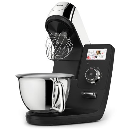 Tefal - Virtuvinis kombainas su svarstyklėmis I-COACH TOUCH 1200W/230V iš nerūdijančio plieno