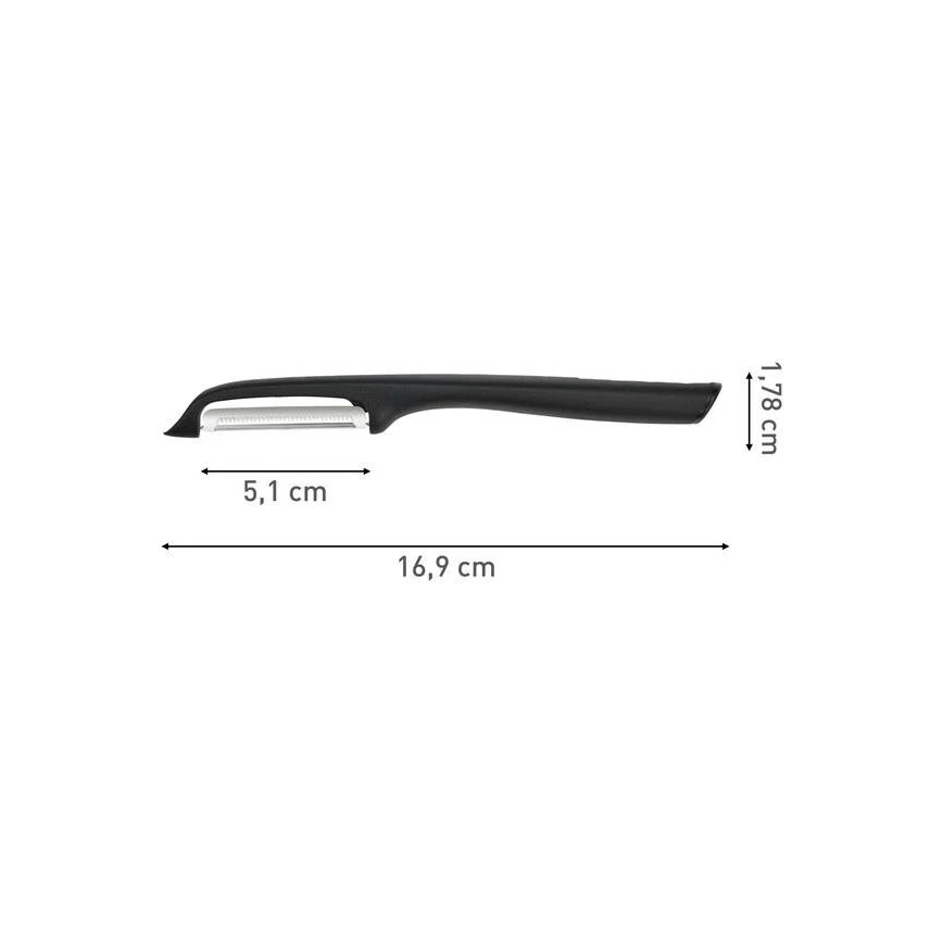 Tefal - Virtuvinis skustukas COLORFOOD 17 cm juoda
