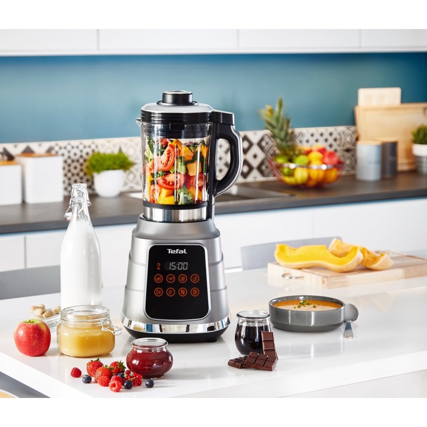 Tefal - Virtuvinis stalinis trintuvas HIGH SPEED ULTRABLEND BOOST 1300W/230V pilka