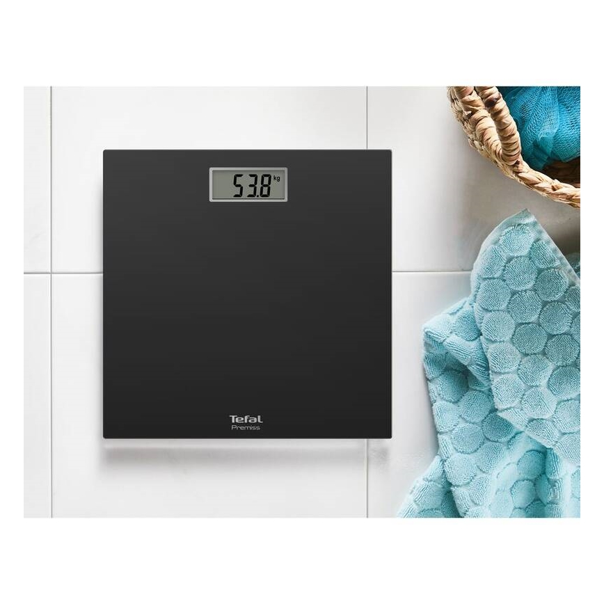 Tefal - Vonios svarstyklės PREMISS 1xCR2032 juoda