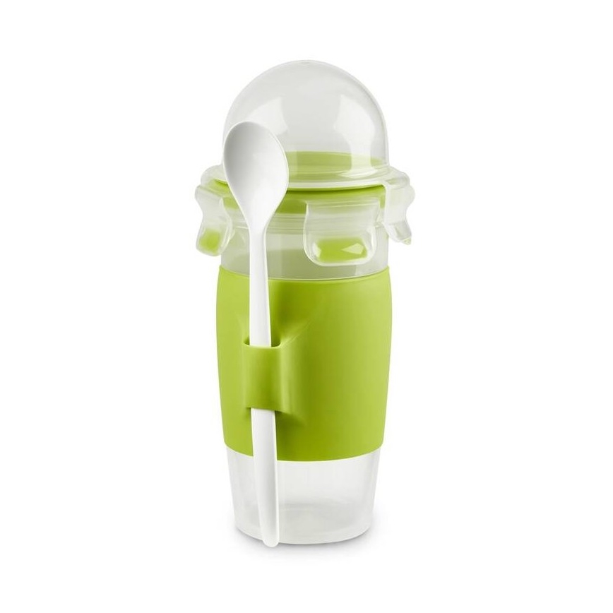 Tefal - Yogurt jar su šaukštas 0,45 l MASTER SEAL TO GO žalia