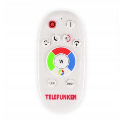 Telefunken 301506TF - LED RGBW Pritemdymo panelė LED/18W/230V 4000K + nuotolinio valdymo pultas