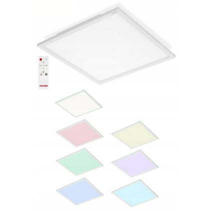 Telefunken 301606TF - LED RGBW Pritemdymo panelė LED/24W/230V 4000K + nuotolinio valdymo pultas
