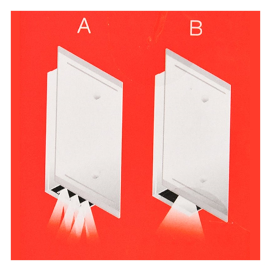 Telefunken 307706TF - LED sieninis lauko šviestuvas 2xLED/3W/230V IP44 balta