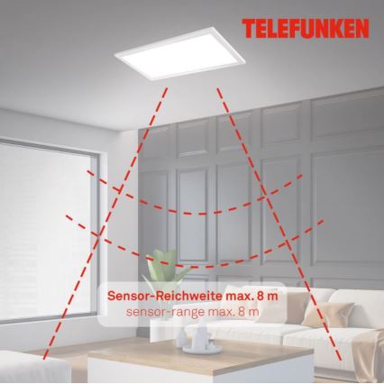 Telefunken 308706TF - LED lubinis šviestuvas su jutikliu LED/36W/230V