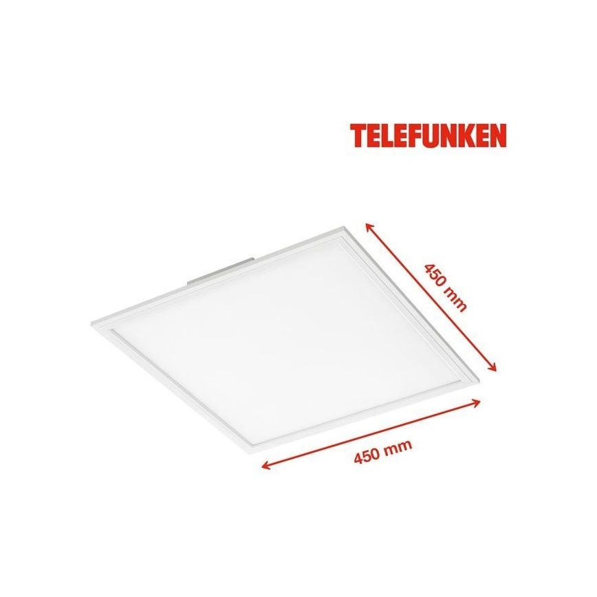 Telefunken 308806TF - LED Ant pagrindo montuojama panelė su jutikliu LED/25W/230V 4000K