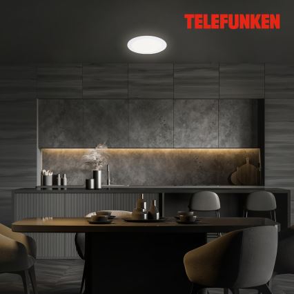 Telefunken 309406TF - LED RGBW reguliuojamas įleidžiamas šviestuvas FRAME LED/12W/230V 2700-6500K Wi-Fi Tuya baltas