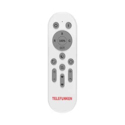 Telefunken 309602TF - LED RGBW Reguliuojamas lubinis šviestuvas LED/18W/230V 2700-6500K Wi-Fi Tuya