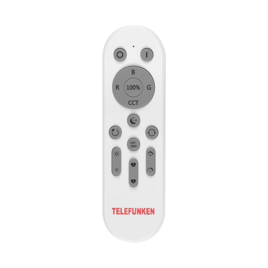 Telefunken 309602TF - LED RGBW Reguliuojamas lubinis šviestuvas LED/18W/230V 2700-6500K Wi-Fi Tuya