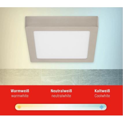 Telefunken 309702TF - LED RGB pritemdomas lubinis šviestuvas LED/23W/230V 2700-6500 Wi-Fi Tuya matinis chromas