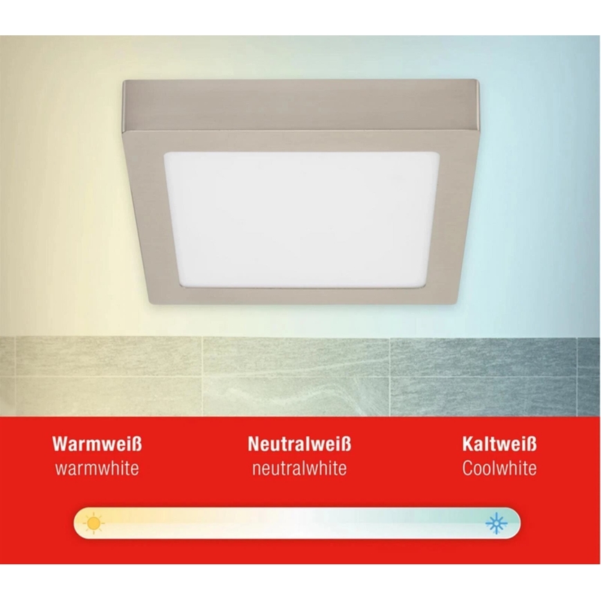 Telefunken 309702TF - LED RGB pritemdomas lubinis šviestuvas LED/23W/230V 2700-6500 Wi-Fi Tuya matinis chromas