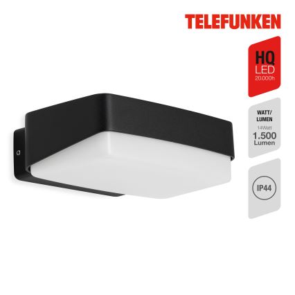 Telefunken 312205TF - LED sieninis lauko šviestuvas LED/14W/230V IP44