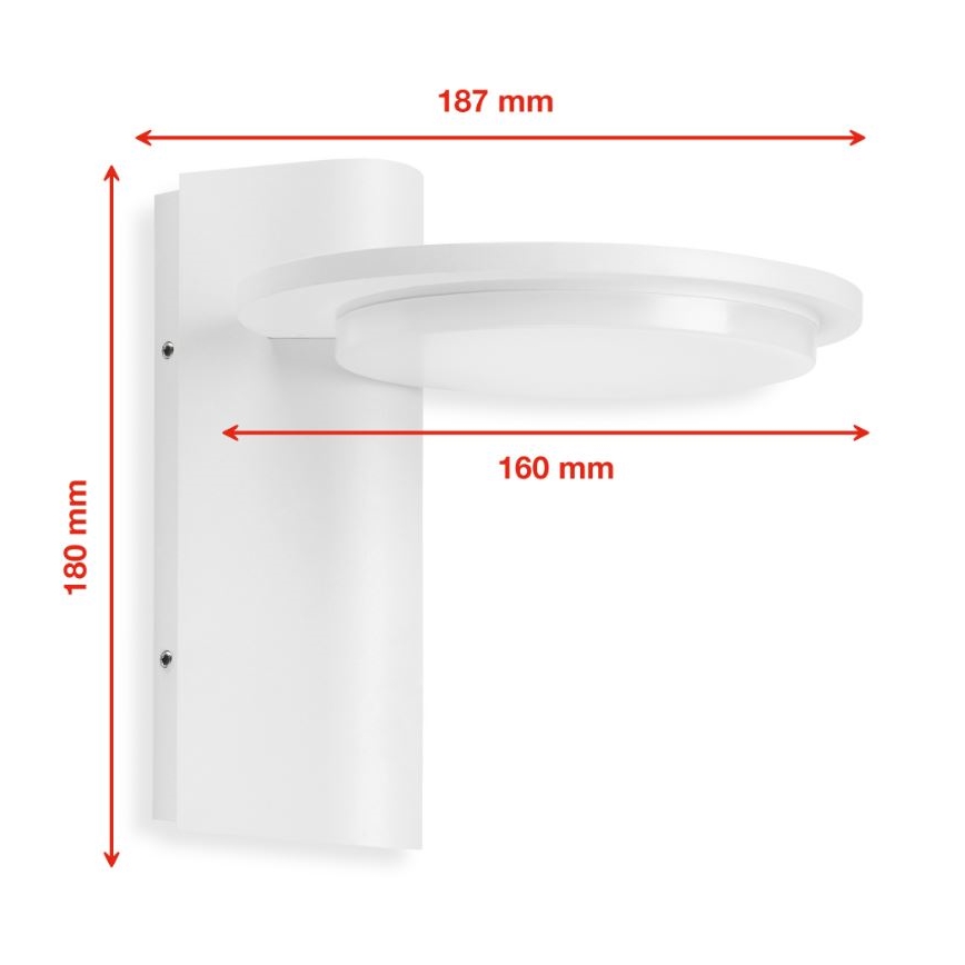 Telefunken 312406TF - LED sieninis lauko šviestuvas LED/10W/230V IP44
