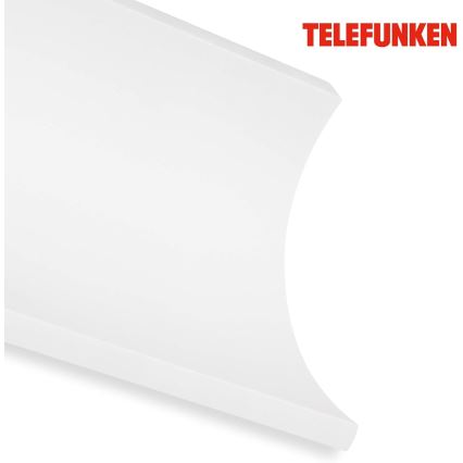 Telefunken 312806TF - LED sieninis lauko šviestuvas 2xLED/6W/230V IP44 balta