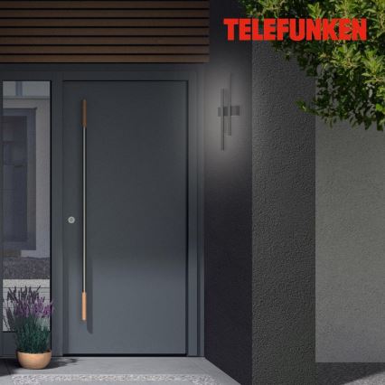 Telefunken 313205TF - LED sieninis lauko šviestuvas 2xLED/4W/230V 4000K IP44