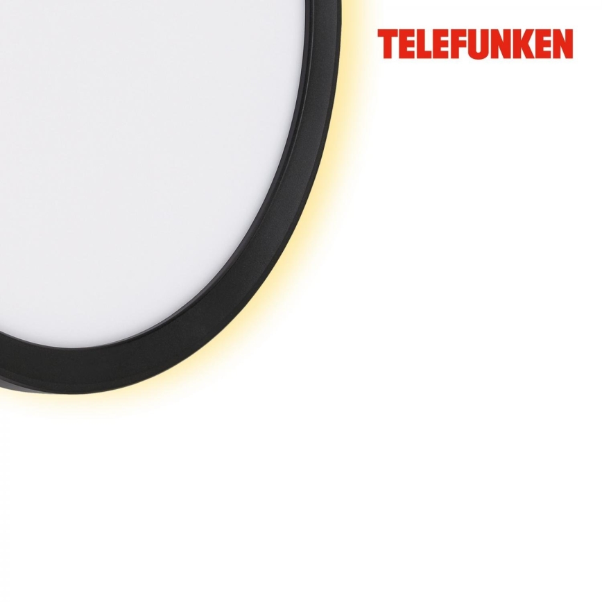 Telefunken 313405TF - LED lauko sieninis šviestuvas LED/15W/230V IP44 juodas
