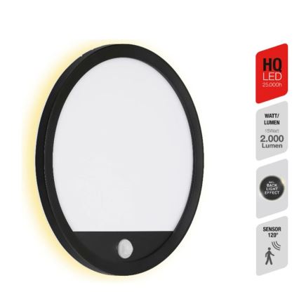 Telefunken 313705TF - LED Lauko sieninis šviestuvas su jutikliu LED/15W/230V IP44