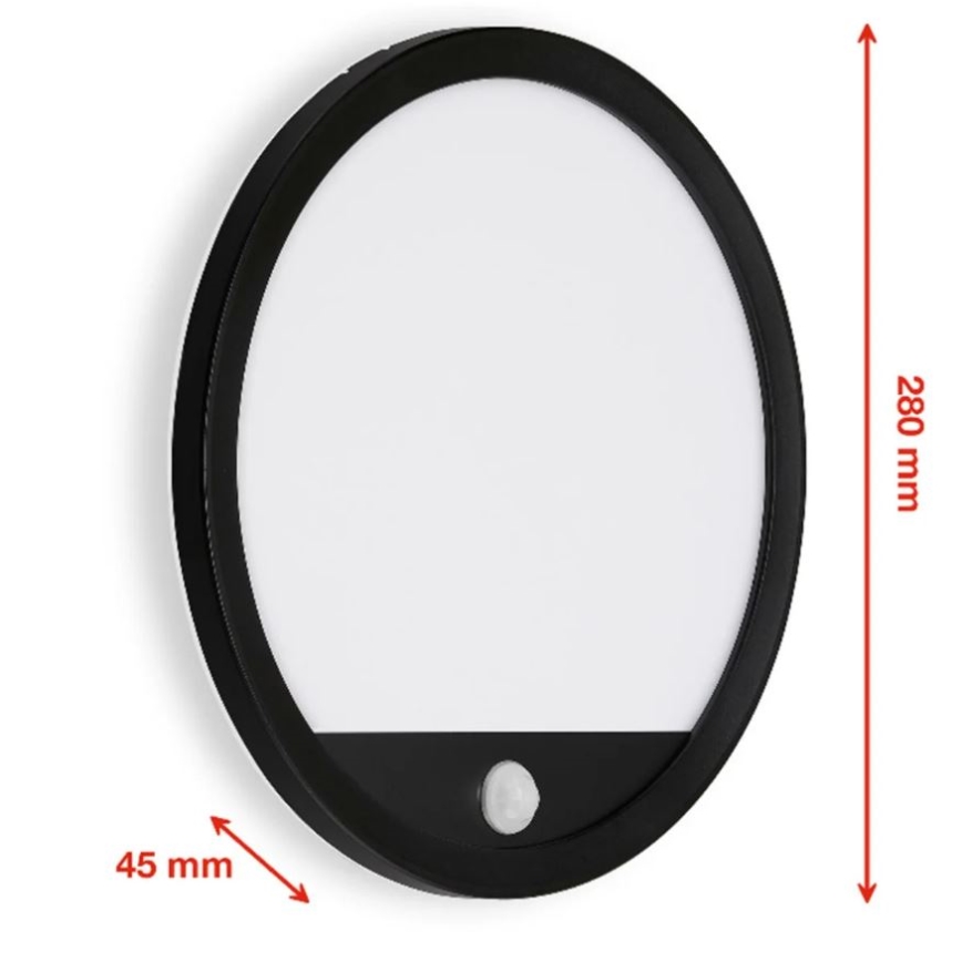 Telefunken 313705TF - LED Lauko sieninis šviestuvas su jutikliu LED/15W/230V IP44