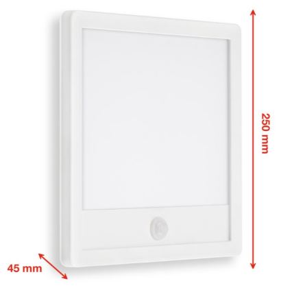 Telefunken 313806TF - LED lauko sieninis šviestuvas su jutikliu LED/15W/230V IP44